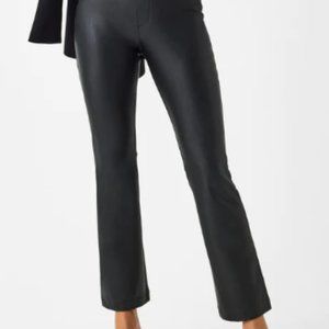 Spanx Leather-like Kick Flare Pant L Tall